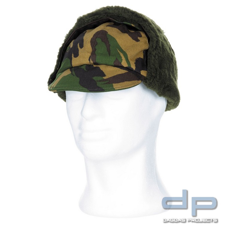 Holländische Wintermütze, tarn, neuwertig VPE 10