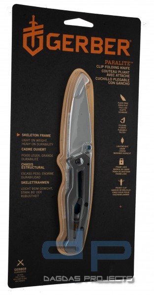 GERBER PARALITE (TASCHENMESSER MIT SKELETTRAHMEN)