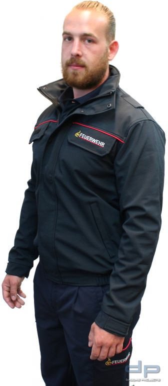 ETZEL Softshelljacke &gt;Pensum&lt; Feuerwehr Baden-Württemberg
