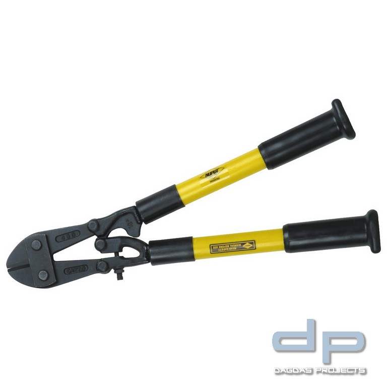 Bolzenschneider mit Nupla-Glasfasergriffen, 910 mm, 16 mm