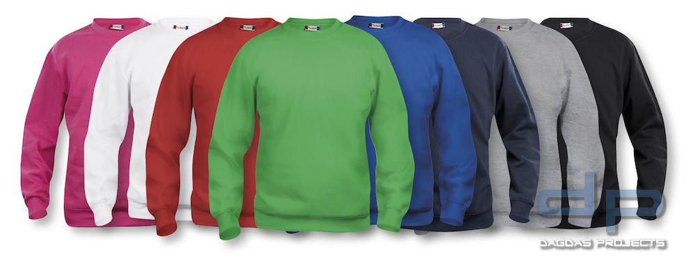 Jugendfeuerwehr Sweat-Shirt mit Aufdruck nach Wunsch in verschiedenen Farben