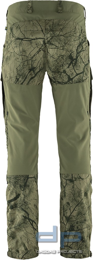 FJÄLLRÄVEN KEB TROUSERS LONG CAMO GREEN