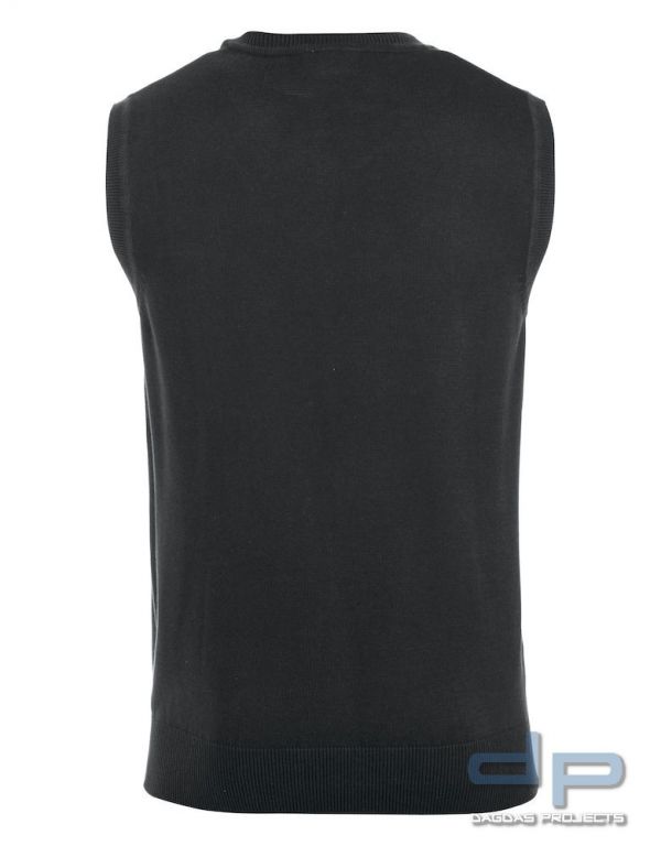 Herren Strickpullunder, V-Ausschnitt 100 % Baumwolle verschiedene Farben