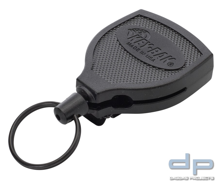 KEY-BAK XXL/ Super 48 Heavy Duty Schlüsselrolle mit KEVLAR-Seil schwarz