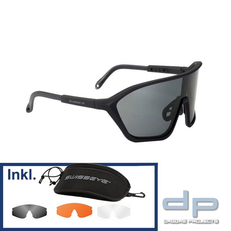 SWISS EYE® Takt. Schutz-/Schiessbrille Devil inkl. Wechselscheiben