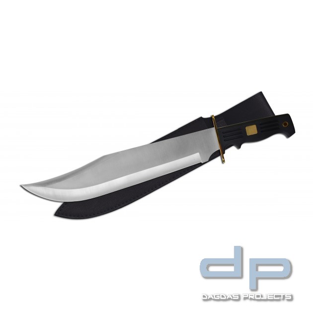 MP9 Riesen Bowiemesser silberne Klinge