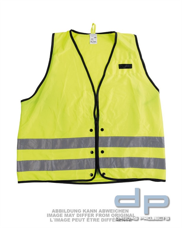 BW WARNWESTE VERSCH.MODELLE NEONGRÜN GEBR. VPE 10