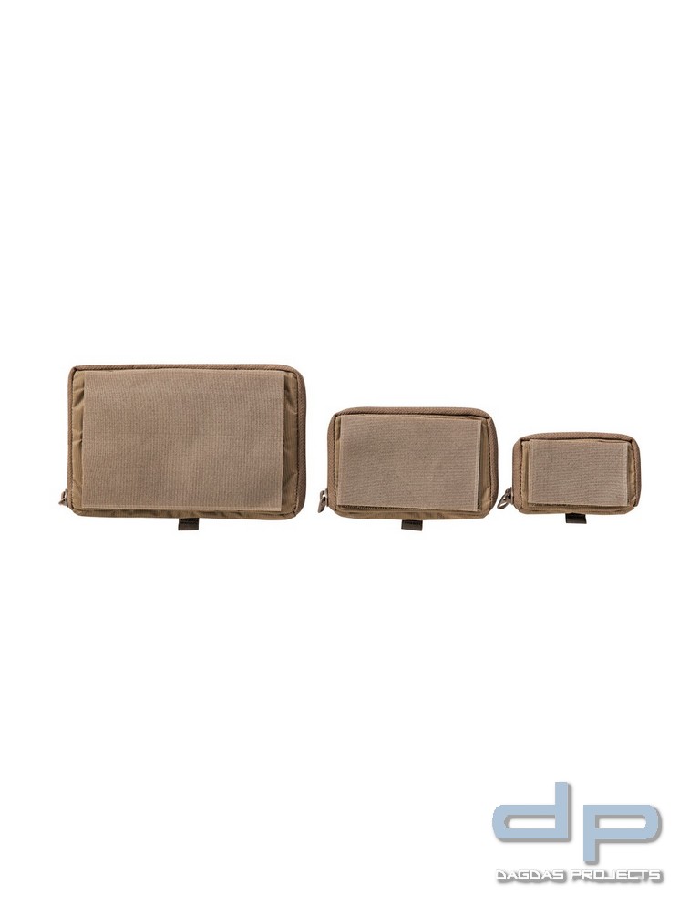 Tasmanian Tiger Mesh Pouch Zubehörtaschen mit Hakenklettrücken 3er Set in Coyote