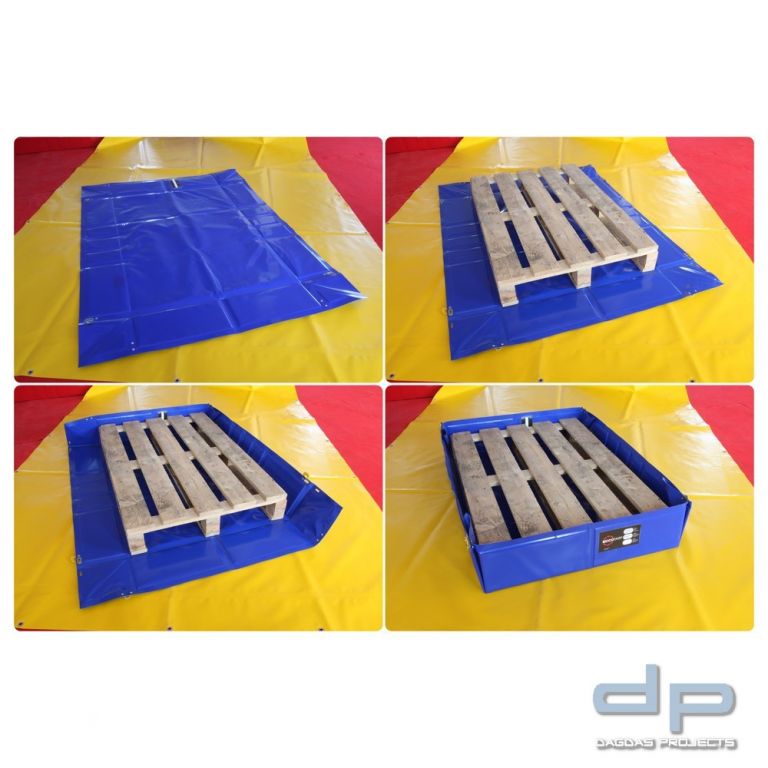 Faltbare Auffangwanne Eccotarp Cargo, EUR, 210 l, 1.240 x 840 x 225 mm