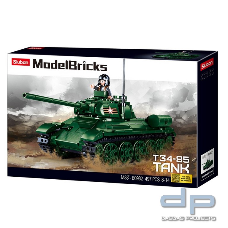 Sluban Medium tank M38-B0982 #16176