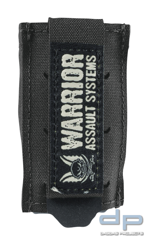 WAS LASER CUT SINGLE SNAP MAG POUCH 9 MM in Schwarz oder Ranger Green