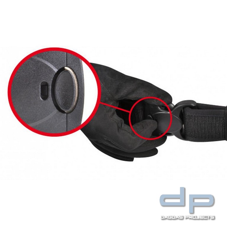 Dienstkoppel COP® 92MK250, COP® LOK2 Schließe, mit Hakenklett, 50 mm, Größe: M