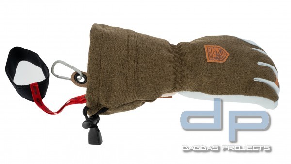 Hestra Army Leather Patrol Gauntlet (Ski- Handschuhe) in oliv
