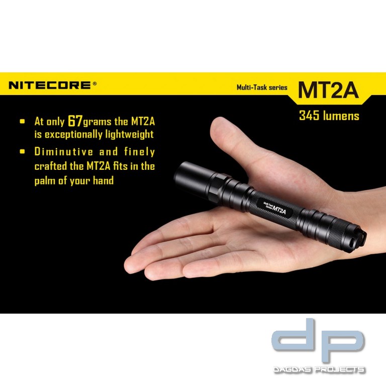 NiteCore® "MT2A" Stiftlampe