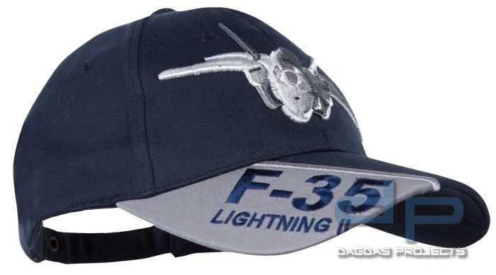 Baseball Cap Blau 3-D F-35