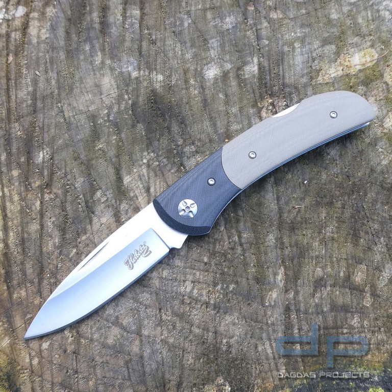 Taschenmesser G10 mit Heftschalen aus schwarzem und grünem G10