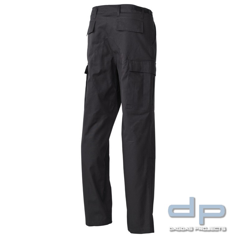 US Kampfhose, BDU, Rip Stop, schwarz