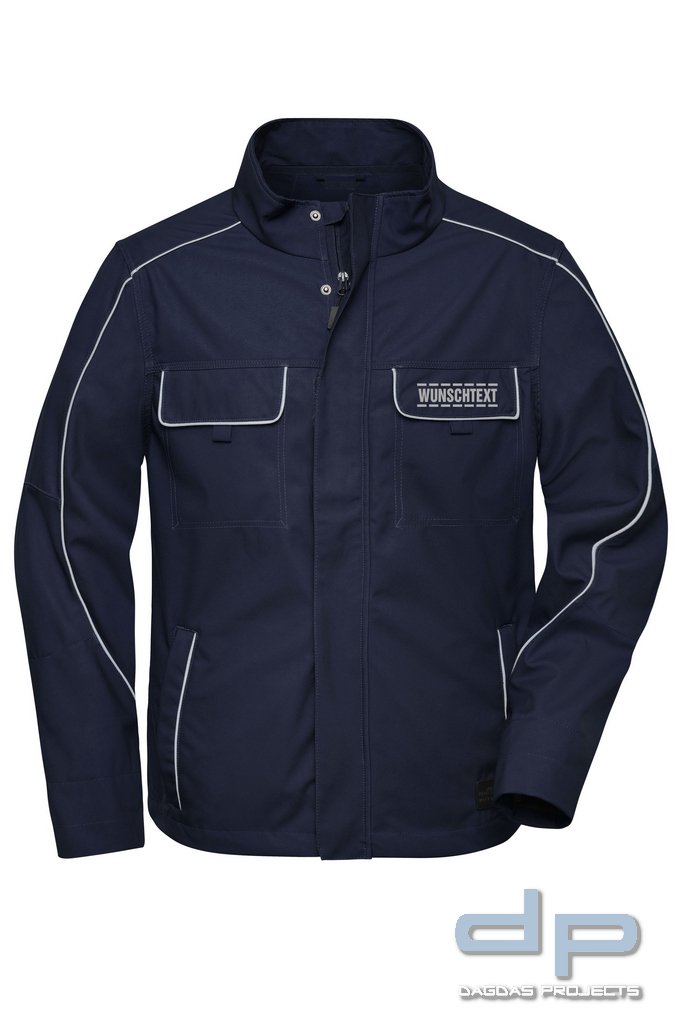 Jacke Softshell Light dp S-Serie in verschiedenen Farben mit Wunschaufdruck umrandet