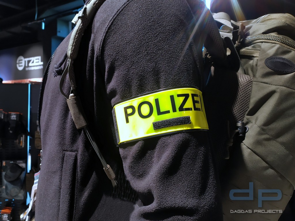ETZEL® ARMBINDE HIGHVIZ, NEONGELB POLIZEI