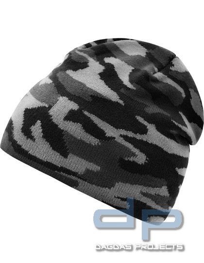 Camouflage Beanie in verschiedenen Farben