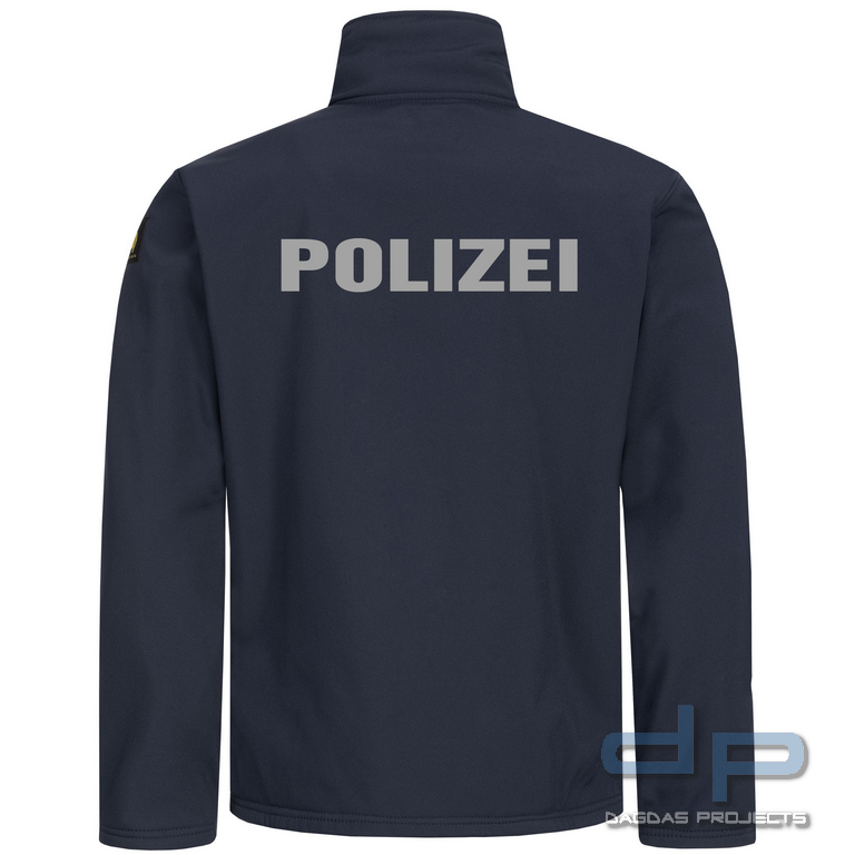 Schnittschutz-Funktionsjacke Oldenburg Navy-Blue mit Wunschaufdruck in reflex silber