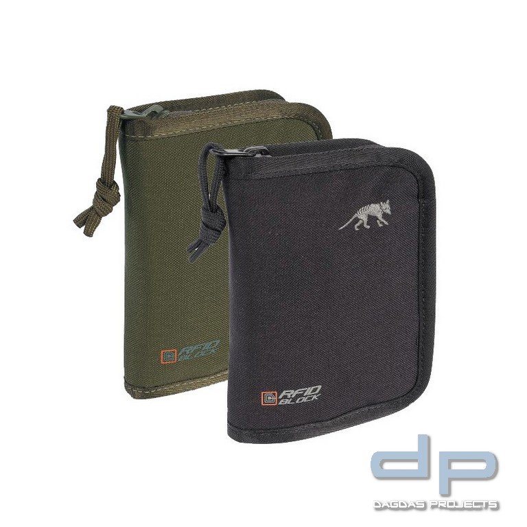 Tasmanian Tiger Geldbörse Wallet RFID B, Cordura® in schwarz und oliv