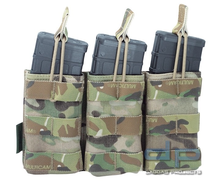 Warrior Triple Open Mag Pouch Multicam M4/AR15