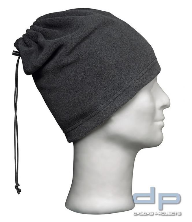 Fleece Schal in Schwarz