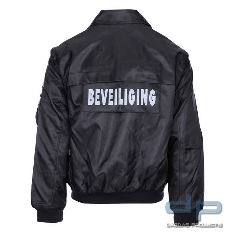 Security Jacke mit abnehmbaren ärmeln