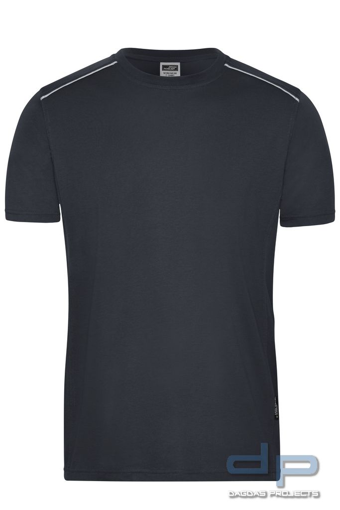 T-Shirt dp S-Serie mit Wunschaufdruck  Farbe Grau Größe 3XL