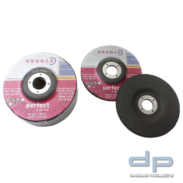 Dönges Schruppscheibe für Metall, 125 x 6,0 mm