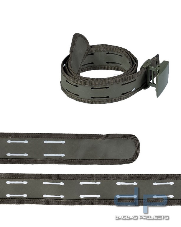 HOSENGÜRTEL QUICK RELEASE LASER CUT OLIV VPE 5