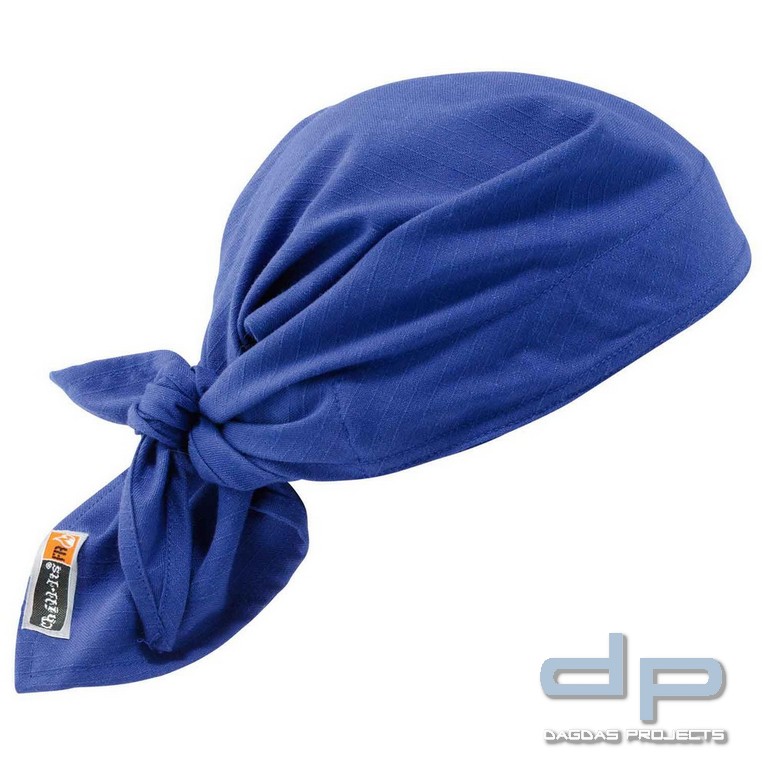 Ergodyne Kopf- und Dreieckstuch Chill-Its 6710FR in blau und lemon