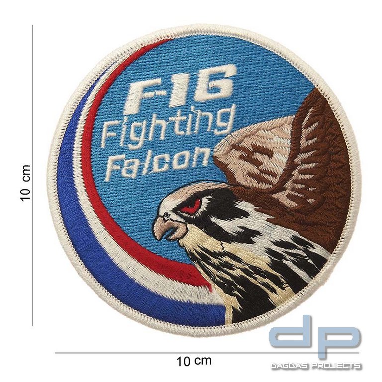 Emblem Stoff F-16 Fighting Falcon Eagle NL