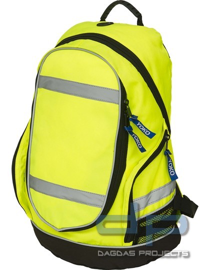 Hi-Vis London Backpack in Gelb und Orange
