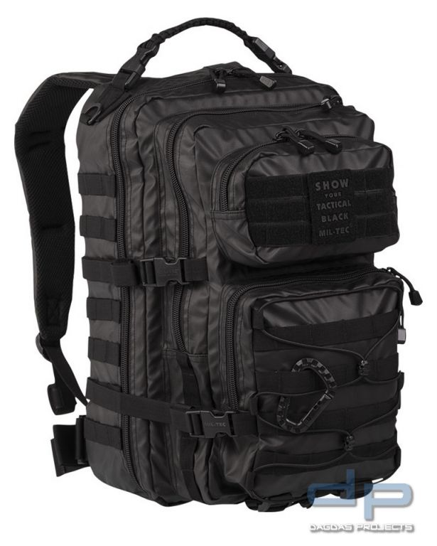 US ASSAULT PACK LG TACTICAL BLACK 2 Stück