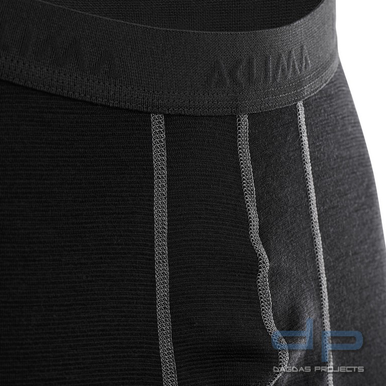 Aclima WoolNet Long Shorts Schwarz