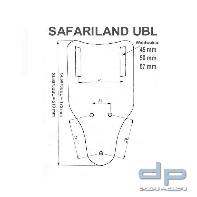 UBL-Wechselsteg SAFARILAND® 6070