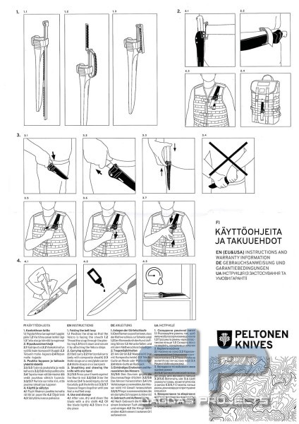 PELTONEN M07 RANGER PUUKKO M. CERAKOTE-BESCHICHTUNG (BUSHCRAFT-MESSER) IN VERSCHIEDENEN FARBEN