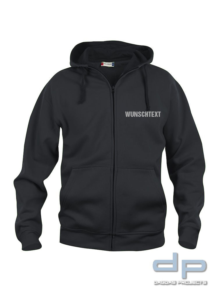 Basic Hoody Full zip Herren in verschiedenen Farben mit Wunschaufdruck