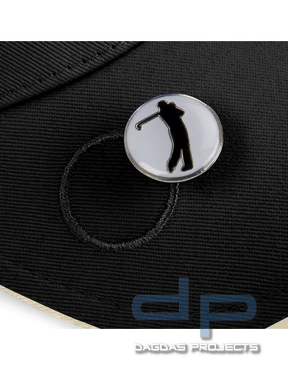 Pro-Style Ball Mark Golf Cap in verschiedenen Farben