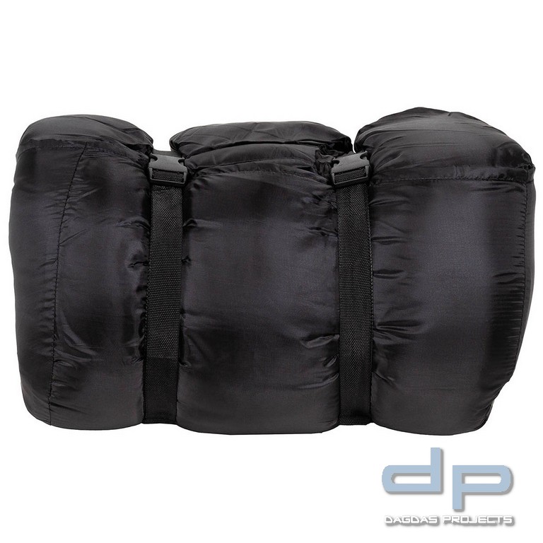 Israel. Pilotenschlafsack, schwarz, 2-lagige Füllung