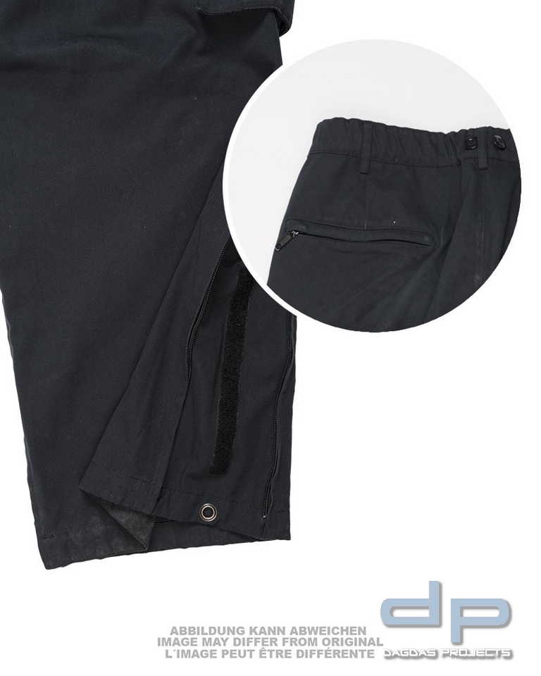 BW EINSATZHOSE FJG.SCHWARZ GEBR. VPE 2