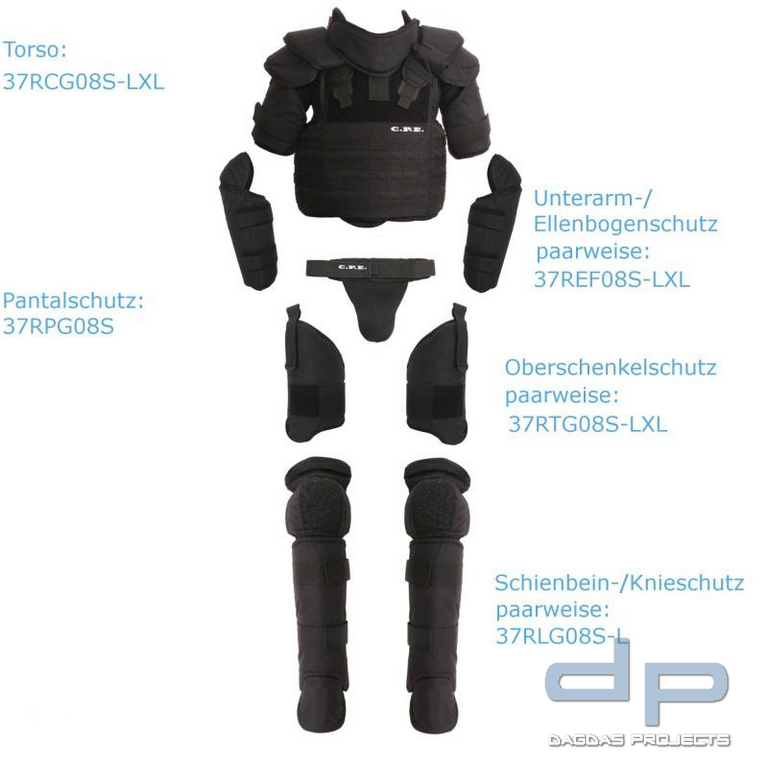 Oberschenkelschutz C.P.E. KS-Anzug Modell 08 Flammhemmend