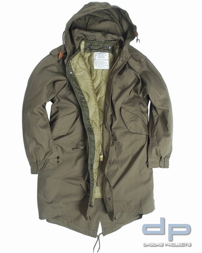 US SHELL KAPUZENPARKA M51 M.FU.OLIV