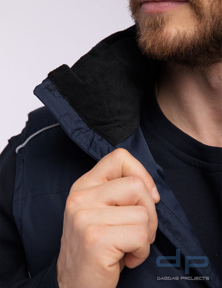 Behördenweste Pionier navy oder schwarz mit Wunschtext