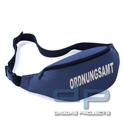 Gürteltasche DP mit Wunschaufdruck in silber reflex