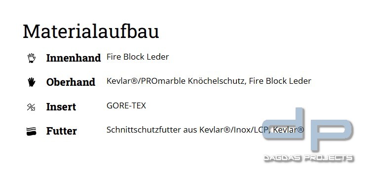 Eska Feuerwehrhandschuhe SUPER MARS-E 5F Strickbund