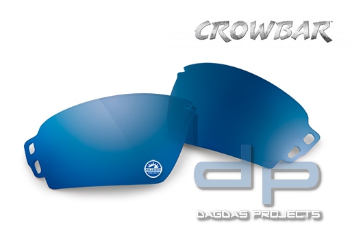 ESS Crowbar Accessory Replacement Lenses: Polarized Mirrored Blue