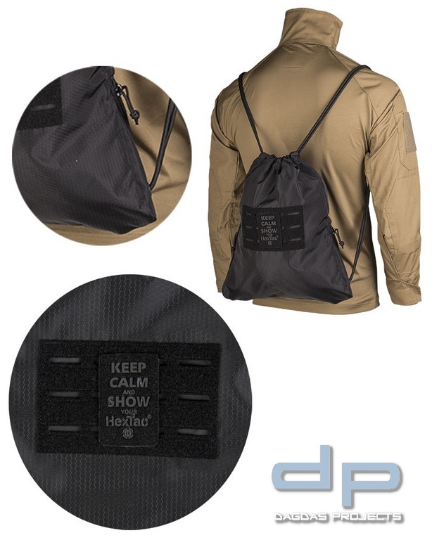 SPORTBEUTEL HEXTAC® SCHWARZ VPE 5